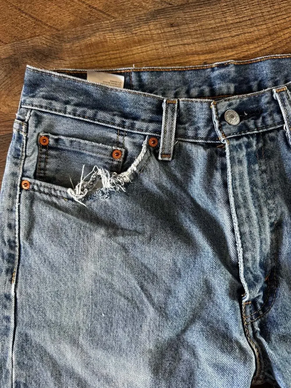 Levi's 505 Regular Fit Straight Leg Jeans, Men's Size 33x29